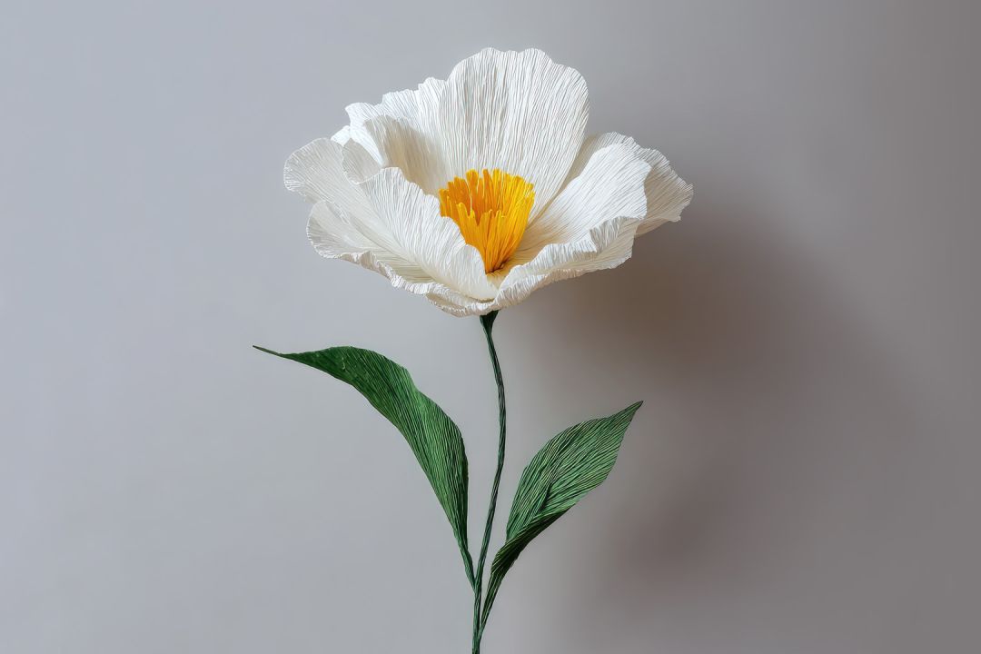 Zabawy kreatywne – bukiet z bibułek – dla dzieci