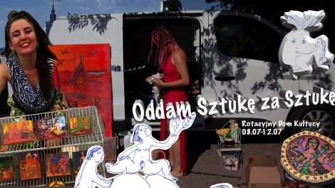 Oddam sztukę za sztukę • wymiana sztuki oraz wystawa Beati Jolandy Niesytej