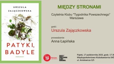 „Między stronami” Czytelnia Klubu „Tygodnika Powszechnego”
