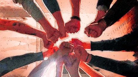 Czerwony Męski Krąg Fundacji 3. Panów