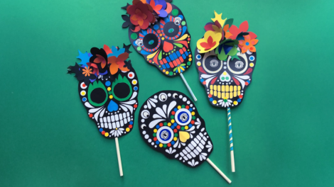 Mój meksykański kolaż z Catriną • My Mexican Catrina Collage