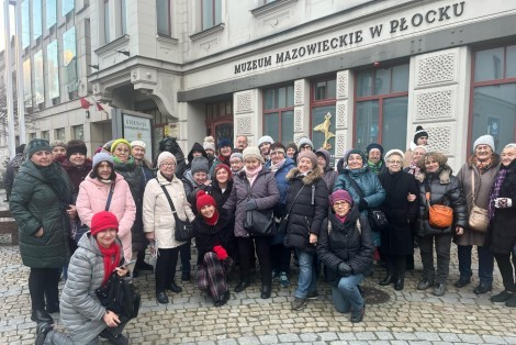 Muzeum Mazowieckie w Płocku. Wycieczka Studentów UTW. 22.11.2024 r.