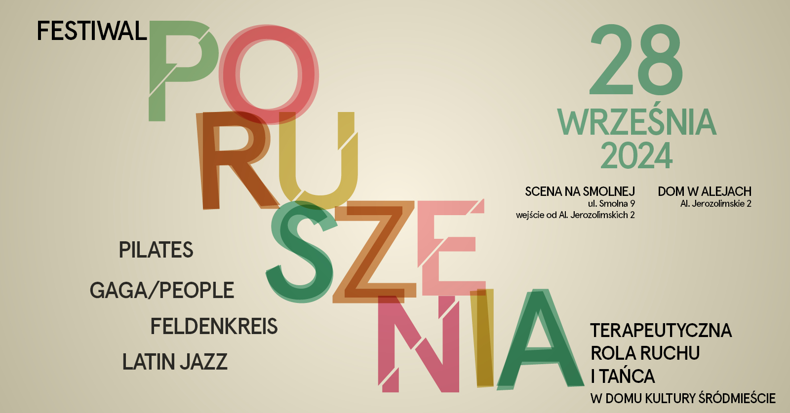 FESTIWAL „PORUSZENIA”. Terapeutyczna rola ruchu i tańca 2024